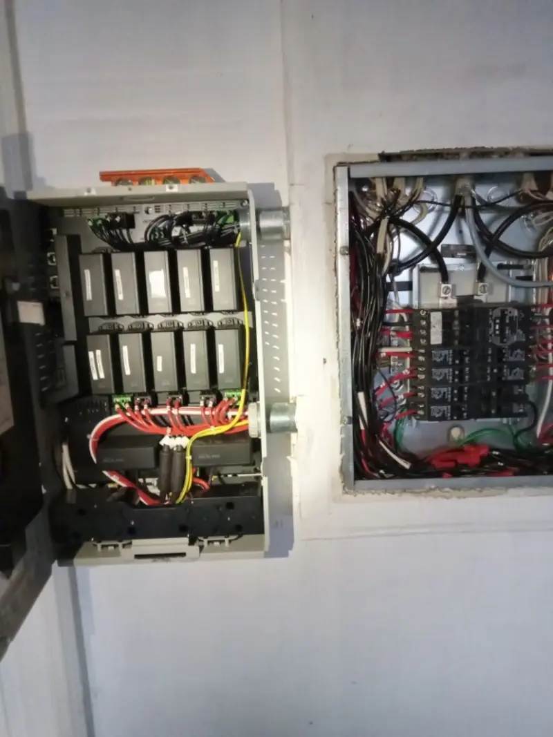 Electrical panel upgrade completed for Indoor Lighting Installation in Cutler
